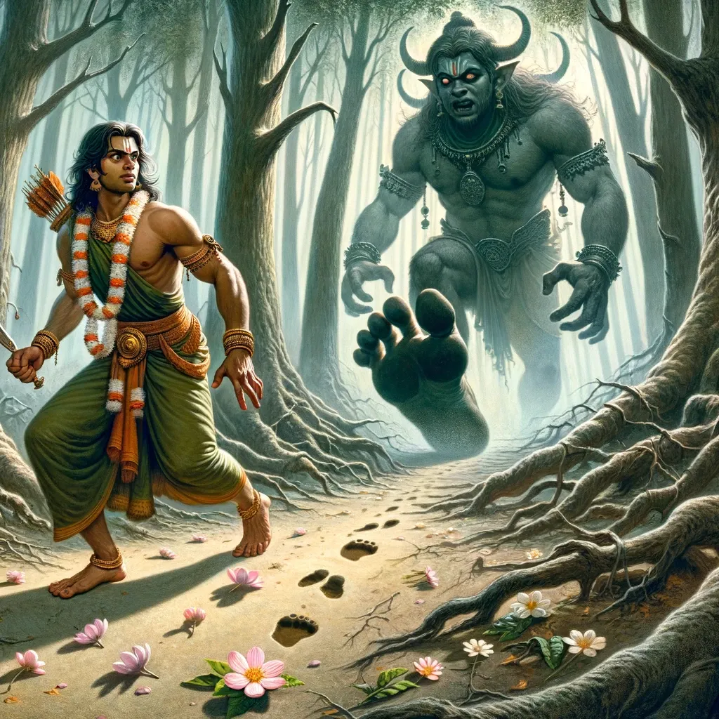Rama Finds Traces of Sita